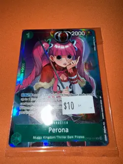 Perona Op09-034 Alt Art One Piece TCG Sealed Promo - Image 1