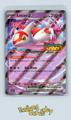 Latias ex (Surging Sparks) Double Rare Miscellaneous Cards & Products 076/191 NM - Image 1