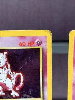 Pokemon TCG Mewtwo 2 Card Lot Base Set Holo & Black Star Promo 14 VTG 1999 WOTC - Image 4
