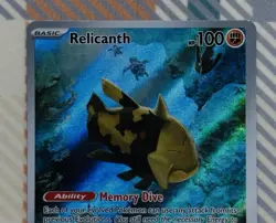 Pokemon Card Relicanth 173/162 Temporal Forces Holo Illustration Rare (NM) Clean - Image 2