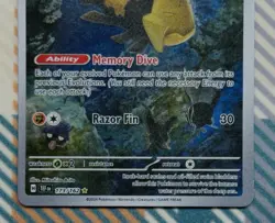 Pokemon Card Relicanth 173/162 Temporal Forces Holo Illustration Rare (NM) Clean - Image 3