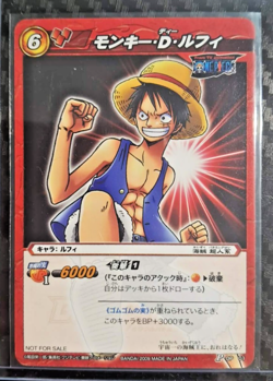 Monkey D. Luffy Miracle Battle ONE PIECE JUMP FEST TOURNAMENT WINNER CARD - Image 1