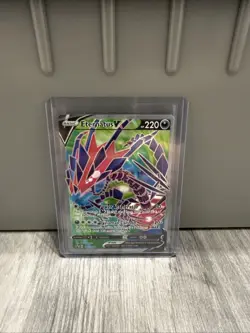 Pokemon TCG Eternatus v SWSH044 Black Star Promo Card (NM Condition) - Image 1
