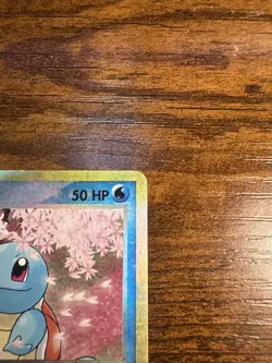 Pokemon TCG Squirtle Team Magma vs Team Aqua Reverse Holo Card 46/95 HP-DAMAGED - Image 3
