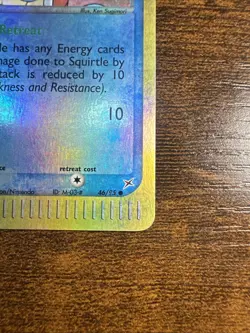 Pokemon TCG Squirtle Team Magma vs Team Aqua Reverse Holo Card 46/95 HP-DAMAGED - Image 4