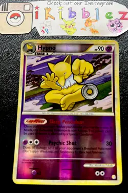 Hypno 23/123 LP Reverse Holo Foil HGSS Pokemon Card. Free Tracked Shipping! - Image 1