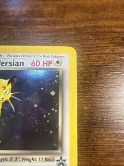 Pokemon TCG Dark Persian Promo 1999-2000 #17 Rare Holo Card HP-DAMAGED - Image 3