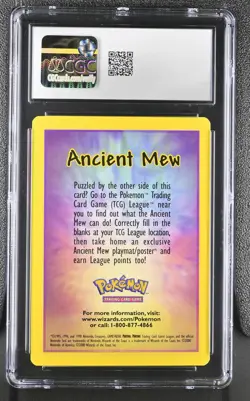 2000 Pokemon Insert Card Ancient Mew CGC 5.5 - Image 2