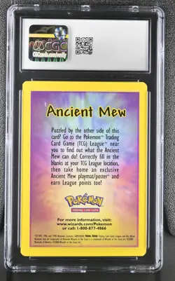 2000 Pokemon Insert Card Ancient Mew CGC 5.5 - Image 2
