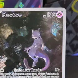 Pokemon TCG Mewtwo 052 Scarlet & Violet Promo Holo Full Art Card 2023 NM - Image 3