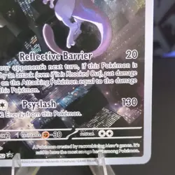 Pokemon TCG Mewtwo 052 Scarlet & Violet Promo Holo Full Art Card 2023 NM - Image 5