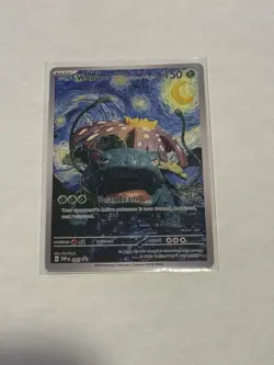 Pokemon Art Series Card 085 Venusaur with The Starry Night - Image 1
