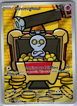 Gimmighoul 198/182 SV04: Paradox Rift - Pokemon Card - NM - Image 1
