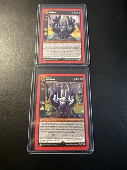 x2: CN1 Mothman TCG Card Lot - Full & Reverse Holo - FH RH Cryptid Nation CCG - Image 1