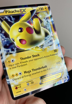 Pokemon TCG Pikachu EX Promo XY174 XY Promos Holofoil Card MP - Image 2