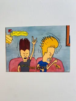1994 MTV FLEER ULTRA BEAVIS AND BUTT-HEAD #6903 THIS ROCKS! NM-MT CARD - Image 1