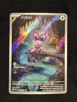 Pokemon TCG Noibat Journey Together Illustration Card 169/159 - Image 1