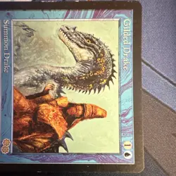 Gilded Drake MTG Urza’s Saga 76/350 Rare Lightly Played - Image 3
