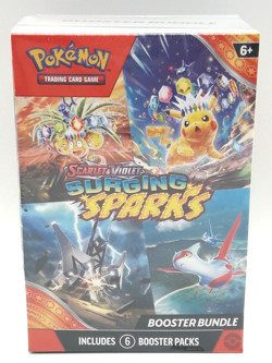 Pokemon TCG Scarlet and Violet SURGING SPARKS Booster Bundle 6 packs NEW - Image 1