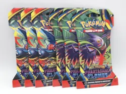Pokemon TCG PHANTASMAL FLAMES 6 Sleeved Booster packs NEW Mega Evolution - Image 1