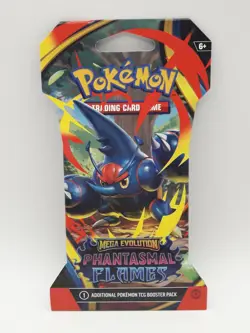 Pokemon TCG PHANTASMAL FLAMES 6 Sleeved Booster packs NEW Mega Evolution - Image 3