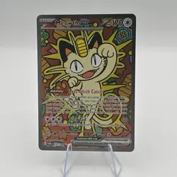 Meowth ex 121/088 ENGLISH Special Illustration Rare - Perfect Order SIR Pokemon - Image 1
