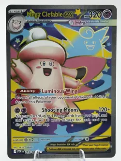 Pokemon 2026 Perfect Order Mega Clefable EX#103/088 Ultra Rare NM - Image 1