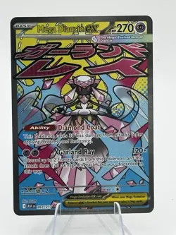 Pokemon TCG Mega Diancie Ex 267/217 Mega Attack Rare Card Ascended Heroes NM - Image 1