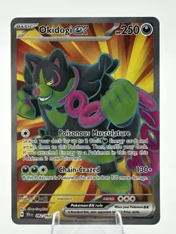 Pokemon TCG Okidogi ex 082/064 Shrouded Fable Full Art Ultra Rare NM - Image 1
