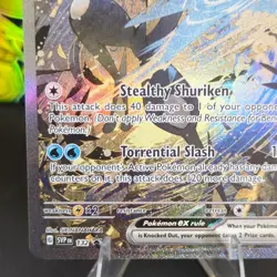 Pokemon TCG Greninja EX 132 Scarlet & Violet Promo Full Art Holo 2024 NM - Image 4