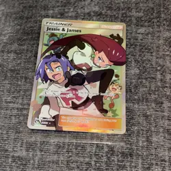 Pokemon Jessie & James Trainer Full Art Holo Rare 68/68 Hidden Fates English - Image 1