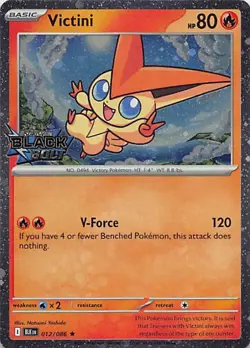VICTINI (BLACK BOLT STAMPED) 012/086 HOLO POKEMON NM - Image 1