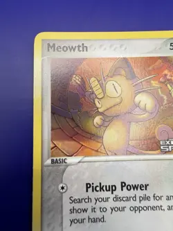 Meowth 77/113 Reverse Holo Stamped Delta Species Pokemon TCG Card - Image 3