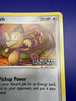Meowth 77/113 Reverse Holo Stamped Delta Species Pokemon TCG Card - Image 4