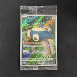 Sealed Snorlax SVP 051 Illustration Pokemon TCG Scarlet & Violet: 151 Promo NM - Image 1