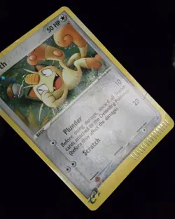 Pokemon TCG - MEOWTH - #013 - PROMO - HOLO - EX COLLECTOR'S TIN (2003) - HP/DMG - Image 3