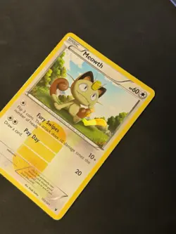 Pokemon Meowth 102/101 Noble Victories Secret Rare Holo 60 HP Basic 2011 English - Image 2