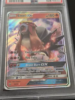 Pokemon Entei GX 10/73 Sun & Moon Shinning Legends 2017 PSA 10 - Image 2