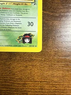 Pokemon TCG Erika's Vileplume Holo Rare Gym Heroes 5/132 LP Condition - Image 4