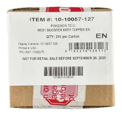 Pokemon Mega Evolution Enhanced Booster 6 Box Case #QG - Image 5