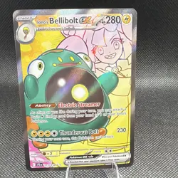 Pokemon Iono's Bellibolt ex Ultra Rare Full Art Holo SV09 172/159 Stage 1 280 HP - Image 1