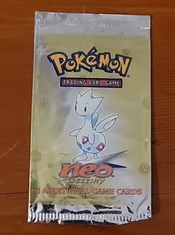 EMPTY Neo Destiny Togetic Pokemon PACK WOTC - Image 1