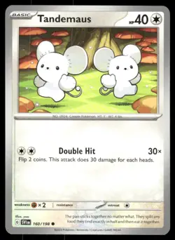 Pokemon TCG Tandemaus Common Regular - Image 1