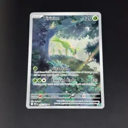 Pokemon Virizion Illustration Rare Full Art Holo Sv: White Flare 095/086 120 HP - Image 1