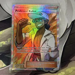 2017 Pokemon Sun & Moon Professor Kukui Full Art Ultra Rare #148/149 - Image 1
