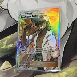 2017 Pokemon Sun & Moon Professor Kukui Full Art Ultra Rare #148/149 - Image 3