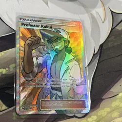 2017 Pokemon Sun & Moon Professor Kukui Full Art Ultra Rare #148/149 - Image 4