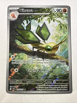 Pokemon Card TCG - Vibrava 206/191 Illustration Rare Surging Sparks M/NM - Image 1