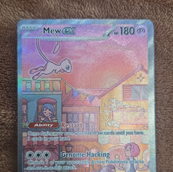 Mew ex Full Art Holo Promo EX 053 Scarlet & Violet Promo Cards 180 HP Psychic - Image 1