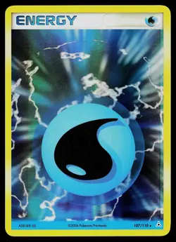Pokemon Card - Water Energy Holon Phantoms 107/110 Holo Rare - Image 1